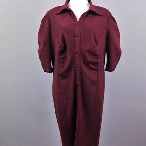 True Envy Women Dress Burgundy‎ 18W